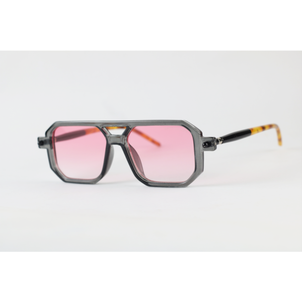 Marc Jacob - 86582 - Grey Pink Double Shade - Hexagonal - Acetate - Sunglasses