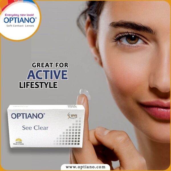 Optiano See Clear Transparent Contact Lens