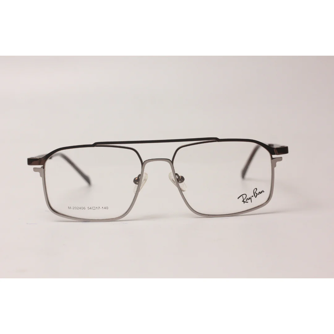 Ray Ban - M19 - Double Bridge - Metal - Rectangle - Optics - Eyewear - Image 2