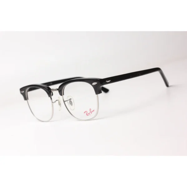 Ray Ban - RB 5154 - Black - Silver - Club Master - Metal - Acetate - Round - Premium Optics - Eyewear