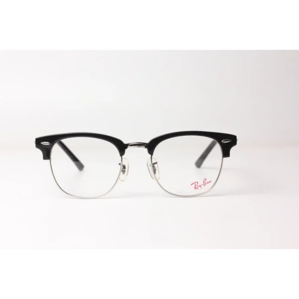 Ray Ban - RB 5154 - Black - Silver - Club Master - Metal - Acetate - Round - Premium Optics - Eyewear - Image 2