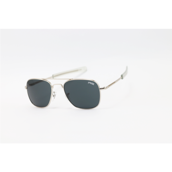 Randolph Engineering - Silver Black - Aviator - Metal - Sunglasses